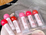 Gege Bear 3 Pcs Lollipop Water Gloss Lip Glaze Set | Hydrating Lip Gloss Gege Bear