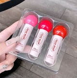 Gege Bear 3 Pcs Lollipop Water Gloss Lip Glaze Set | Hydrating Lip Gloss Gege Bear