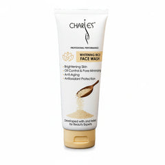 CHARIES Whitening Rice Face Wash Brightening, Oil Control & Anti-Aging Formula - 100ml Charies