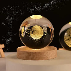 3D Galaxy Crystal Ball Night Light Cosmia.pk