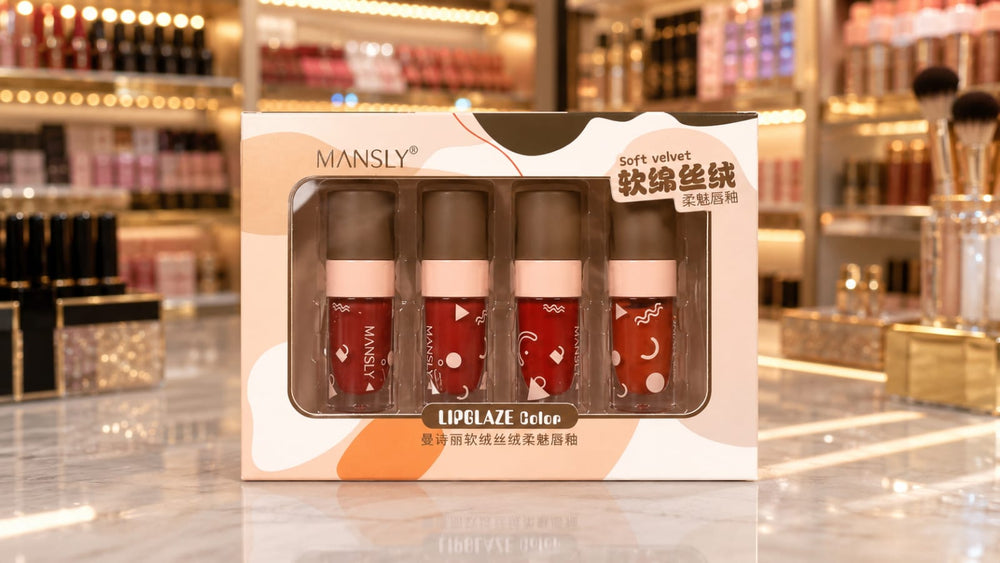 Mansly 4in1 Lipglaze Colour Set Mansly