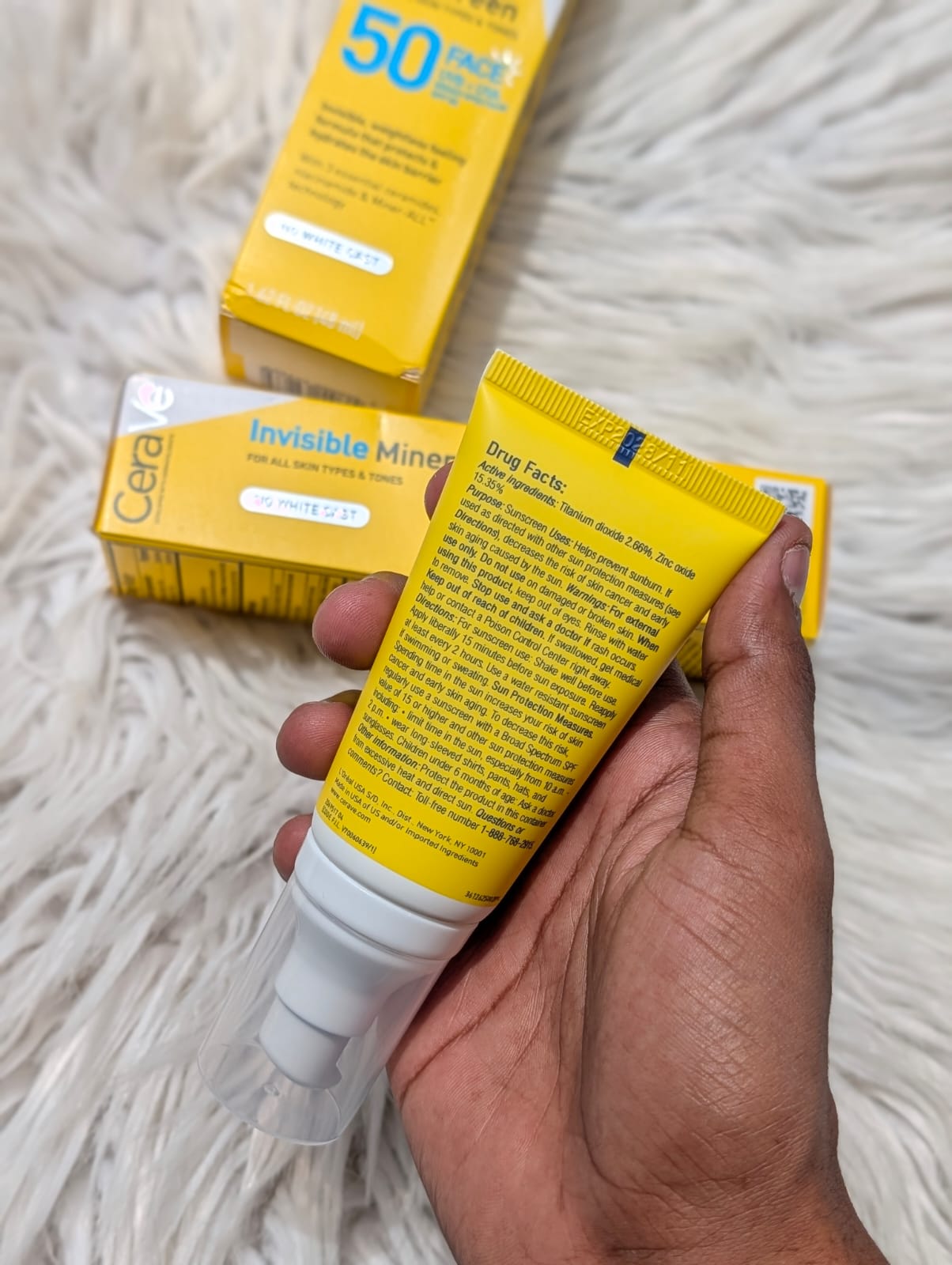 CeraVe Invisible Mineral Sunscreen SPF50 48ml CeraVe