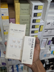 Gel Nail Wraps & Hand Light Set Cosmia.pk