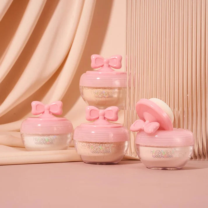 Hudamoji Bow Loose Face Powder Hudamoji