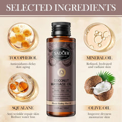 SADOER Coconut Massage Oil SADOER