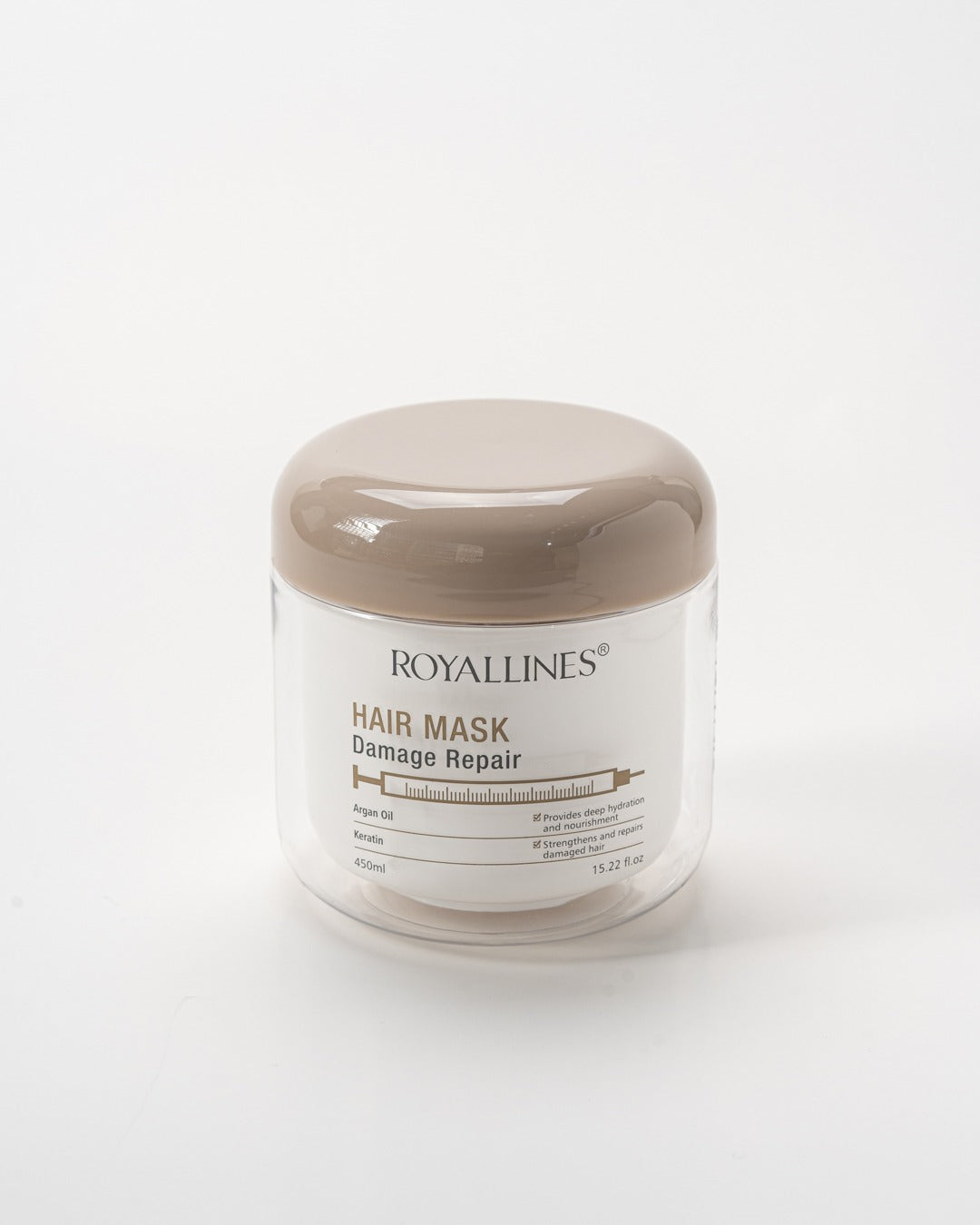 ROYALLINES Argan Oil & Keratin Damage Repair Hair Mask (450ml) ROYALLINES