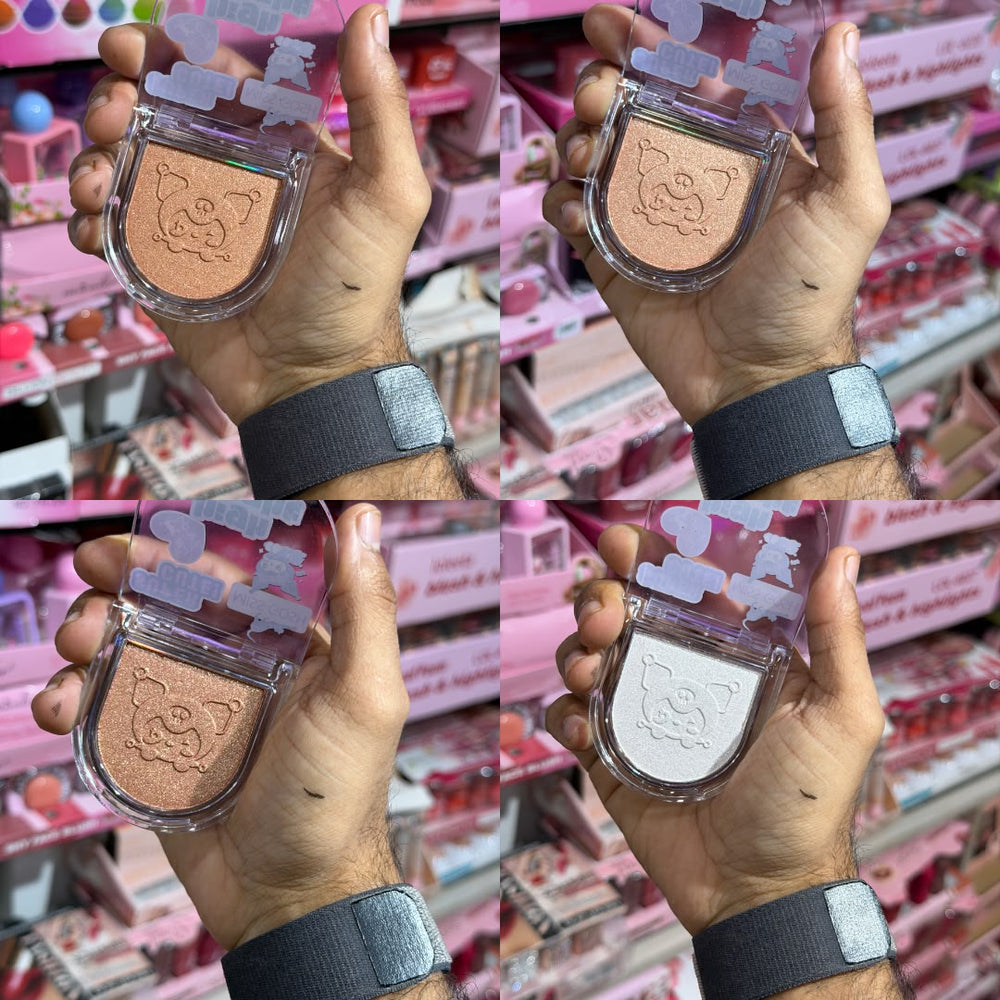 Miss Gosh Super Cute Kuromi 4pcs Highlighters Miss Gosh
