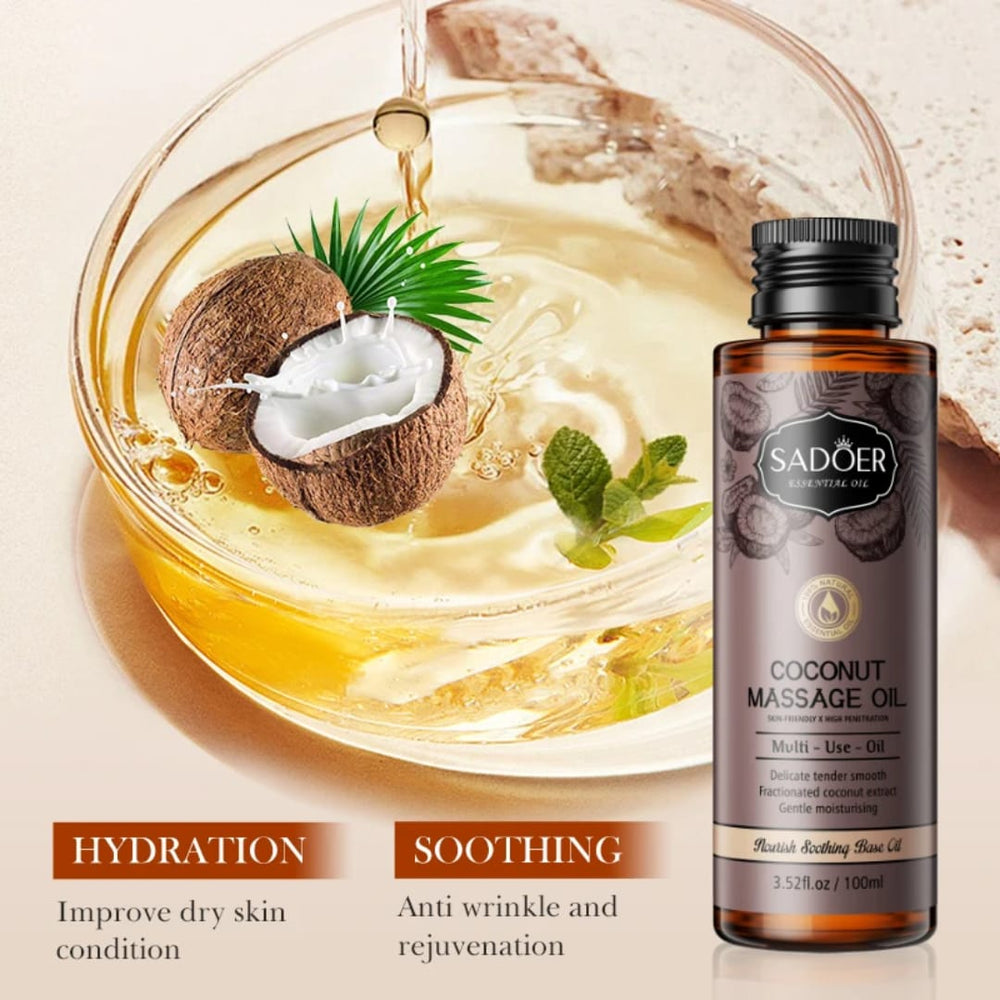 SADOER Coconut Massage Oil SADOER
