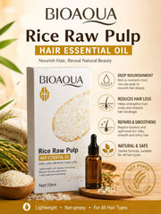 BIOAQUA Rice Raw Pulp Hair Essential Oil BIOAQUA