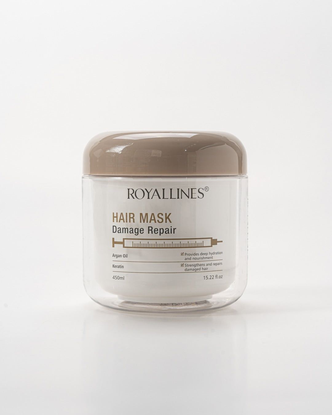 ROYALLINES Argan Oil & Keratin Damage Repair Hair Mask (450ml) ROYALLINES