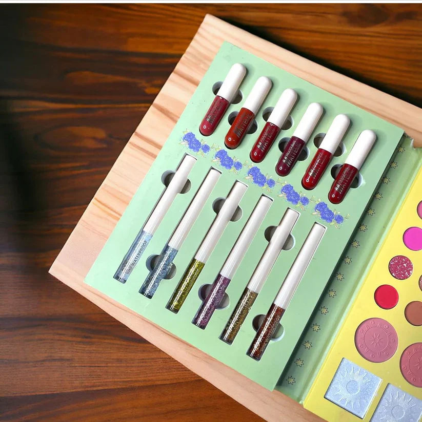 Mocallure Ultimate Shadow Palette 6 Glosses 6 Glitter Liner 30 Eye Shadow 4 Blushon 4 Highliters Mocallure