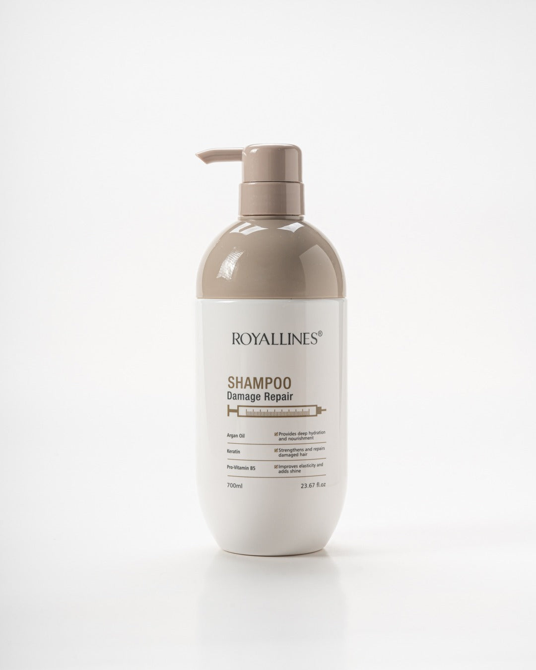ROYALLINES Argan Oil & Keratin Damage Repair Shampoo (700ml)
