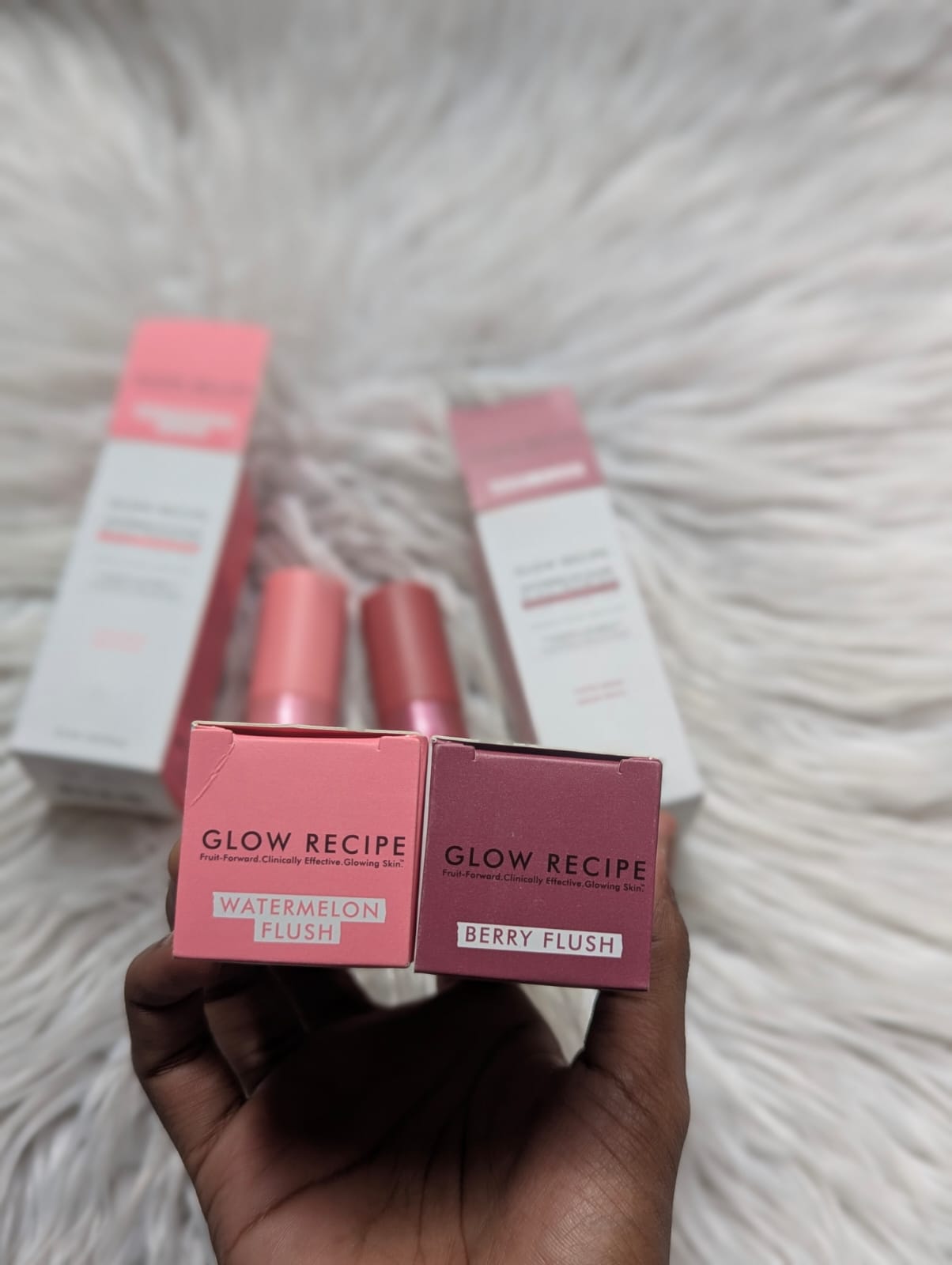 Glow Recipe Niacinamide Dewy Flush Tinted Liquid Blush Serum 2pcs Set Glow Recipe