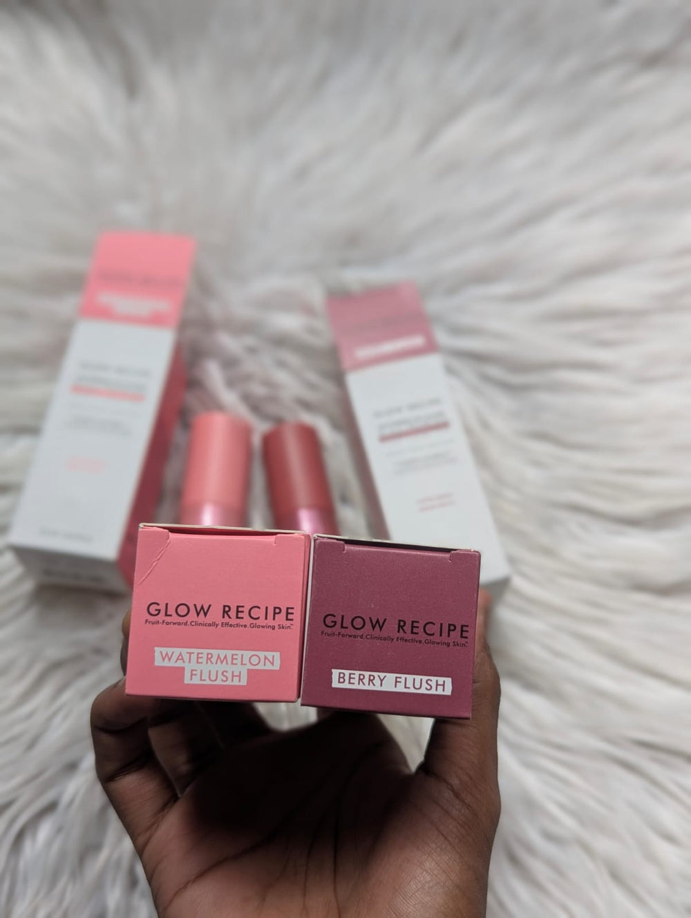 Glow Recipe Niacinamide Dewy Flush Tinted Liquid Blush Serum 2pcs Set Glow Recipe