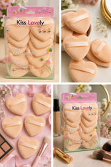 Kiss Lovely Heart Makeup Cotton Puff Kiss Lovely