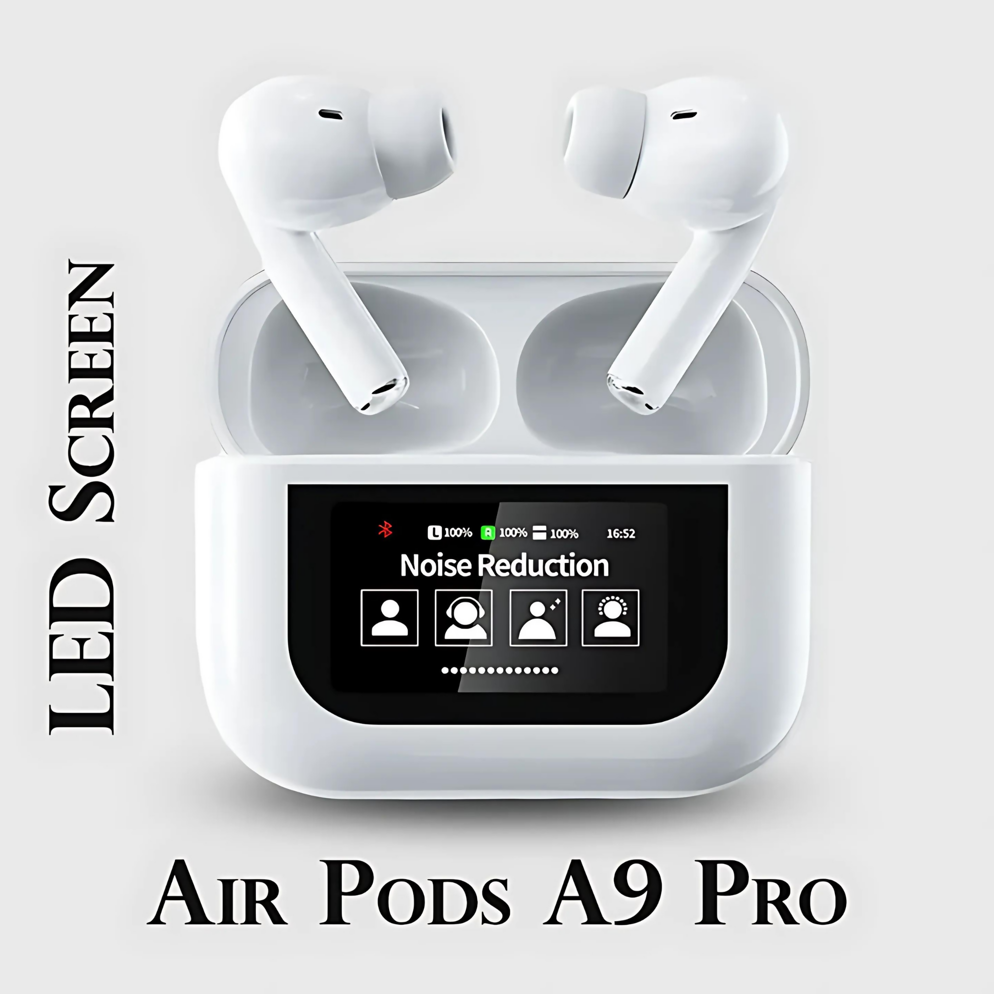 A9 Pro ANC/ENC Wireless Earbuds with Smart Display Cosmia.pk