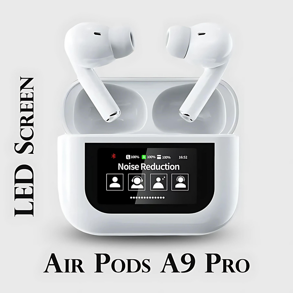 A9 Pro ANC/ENC Wireless Earbuds with Smart Display Cosmia.pk