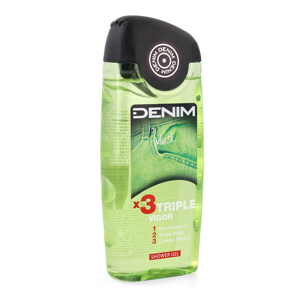 Denim Musk X3 Triple Vigor Shower Gel - 250ml Denim