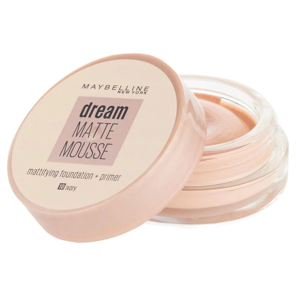 Maybelline Foundation + Primer Dream Matte Mousse - 18ml (ORIGINAL) Maybelline