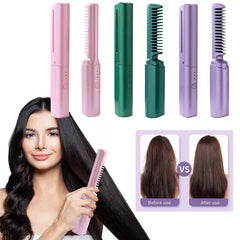 Mini 2 in 1 Professional Wireless Rechargeable Hair Straightener Cosmia.pk