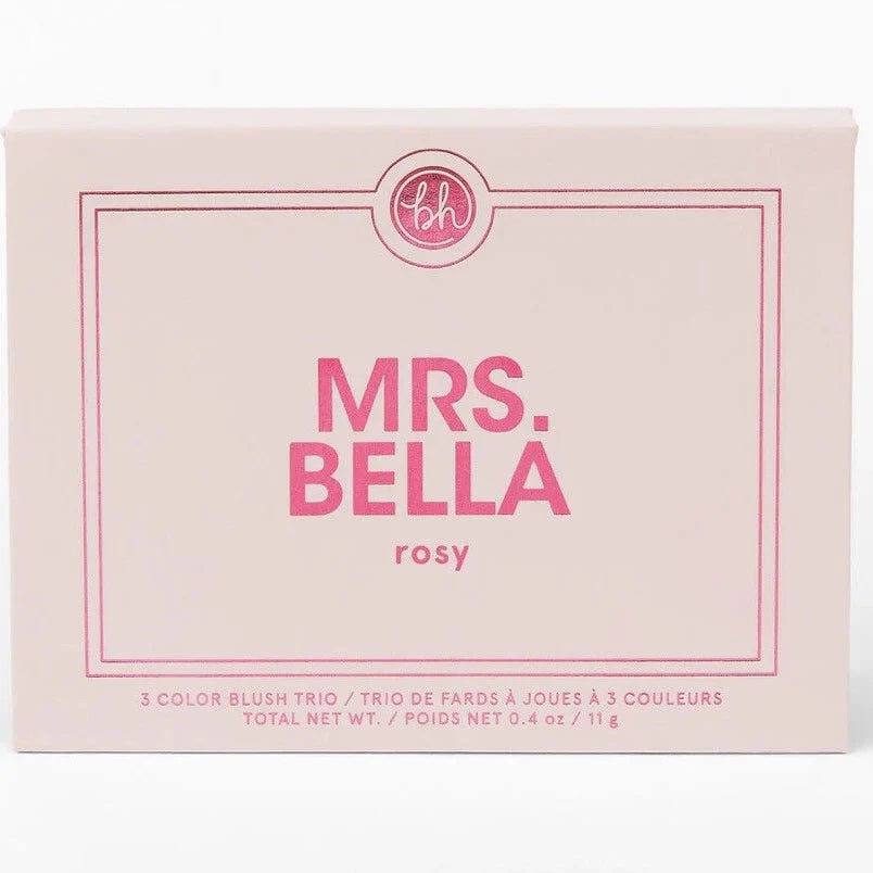 Bh Comsetics Mrs. Bella Rosy Blush Palette - 3 Colors BH Cosmetics