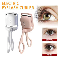 Electric Heated Eyelash Curler Rechargeable Eyelashes Curls Cosmia.pk