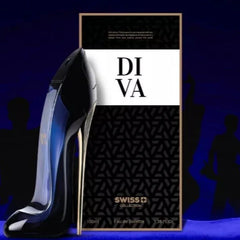 DIVA by Swiss Collection Eau De Toilette Spray for Women - 100ml DIVA