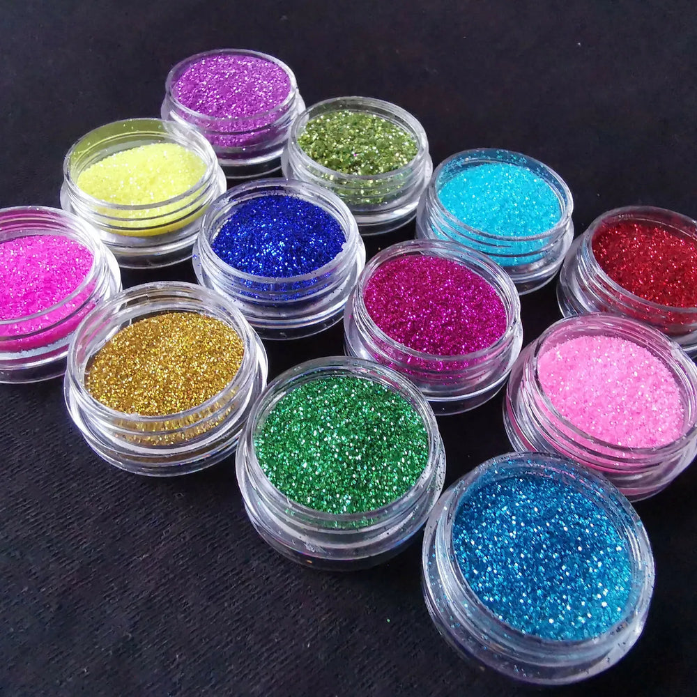 12 Glitter Powder Dust Cosmia.pk