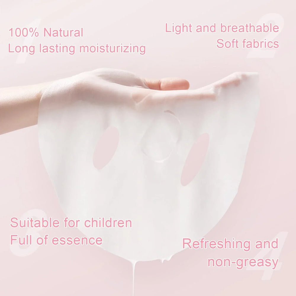 SADOER Pack of 08 Animal Fresh Fruit Natural Animal Series Facial Sheet Mask Sadoer