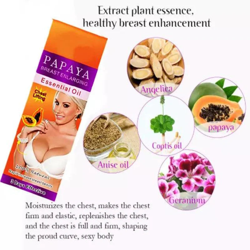 Papaya Women Large Breast Oil - 30ml Cosmia.pk