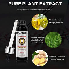 Natural Beard Growth Anti Hair Loss Beard Oil - 60ml Cosmia.pk
