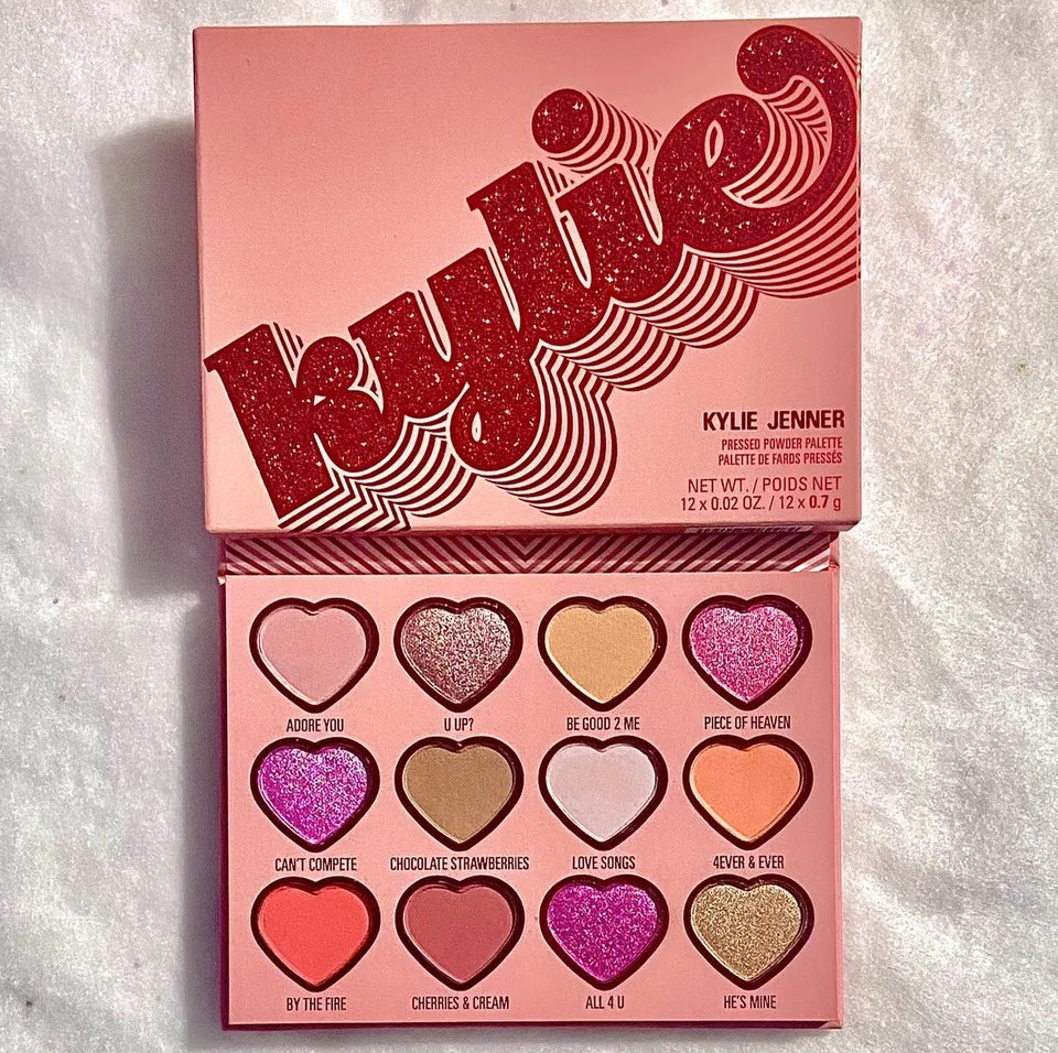 12 Colors Kylie Kayan shafawa Valentines Day Collection Eyeshadow Kylie