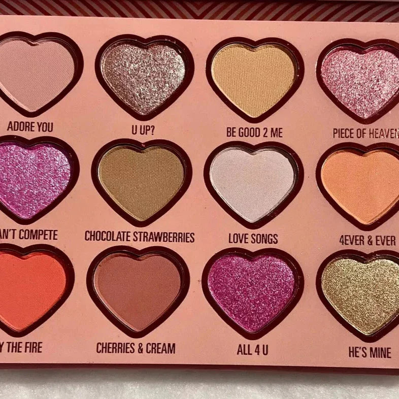 12 Colors Kylie Kayan shafawa Valentines Day Collection Eyeshadow Kylie