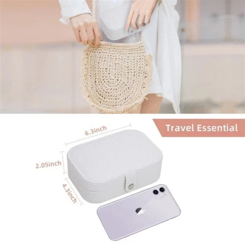 Velvet Multi‑function Jewelry Storage Box Cosmia.pk