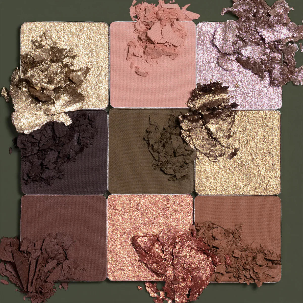 Evok Khaki Haze Obsessions Eyeshadow Palette Evok