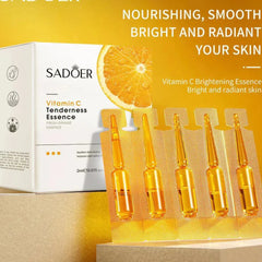 Sadoer Vitamin C Tenderness Essence - Fresh Orange Serum - 2ml x 20pcs Sadoer