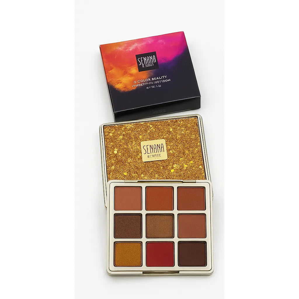 SENANA 9-Color Eyeshadow Palette – Matte & Shimmer Edition Senana Marina