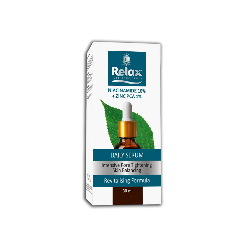 Relax Niacinamide 10% + Zinc PCA 1% Face Serum - 30ml Relax