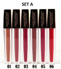 Miss Rose Lip Gloss Pack of 6 Miss Rose