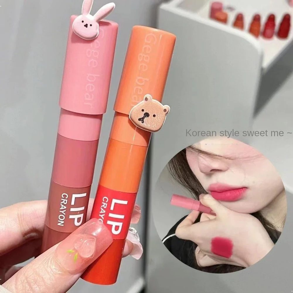 Gege Bear Lip Crayons 4in1 Lipstick Gege Bear