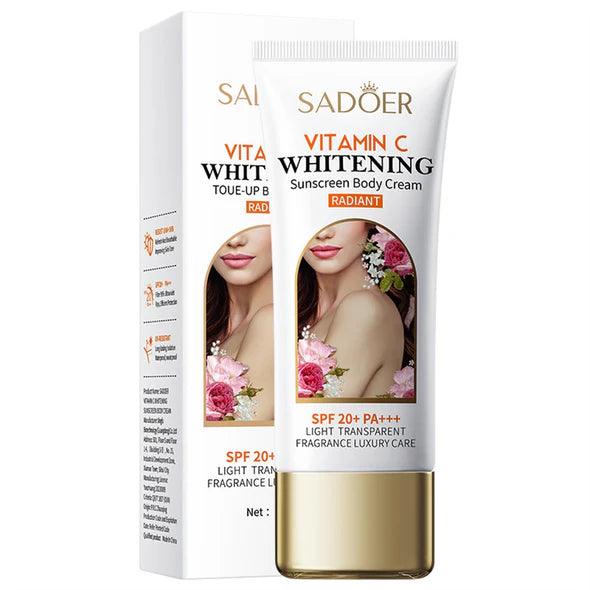 Sadoer Vitamin C Whitening SPF 20+ PA+++ Body Cream 100g Sadoer