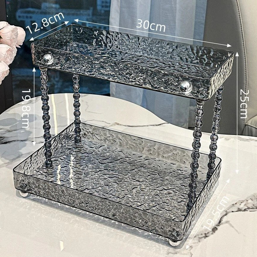 Acrylic 2 Layer Counter Organizer Cosmia