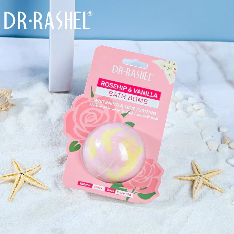 Dr. Rashel Rosehip and Vanilla Bath Bombs – 100g DR.Rashel