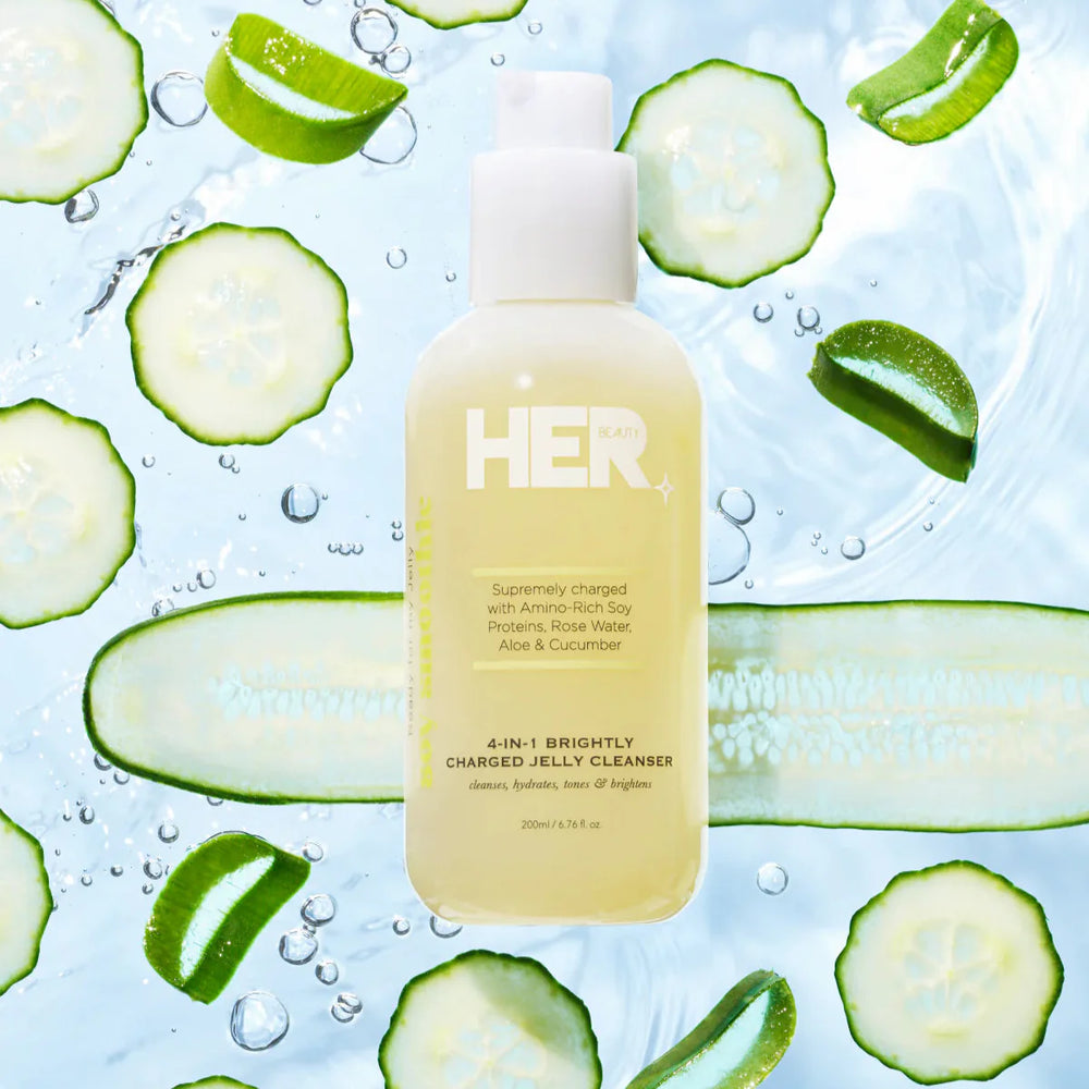 HER Beauty soy smoothie 4 in 1 Brightly Charged Jelly Cleanser 200ml HER Beauty