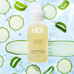 HER Beauty soy smoothie 4 in 1 Brightly Charged Jelly Cleanser 200ml HER Beauty