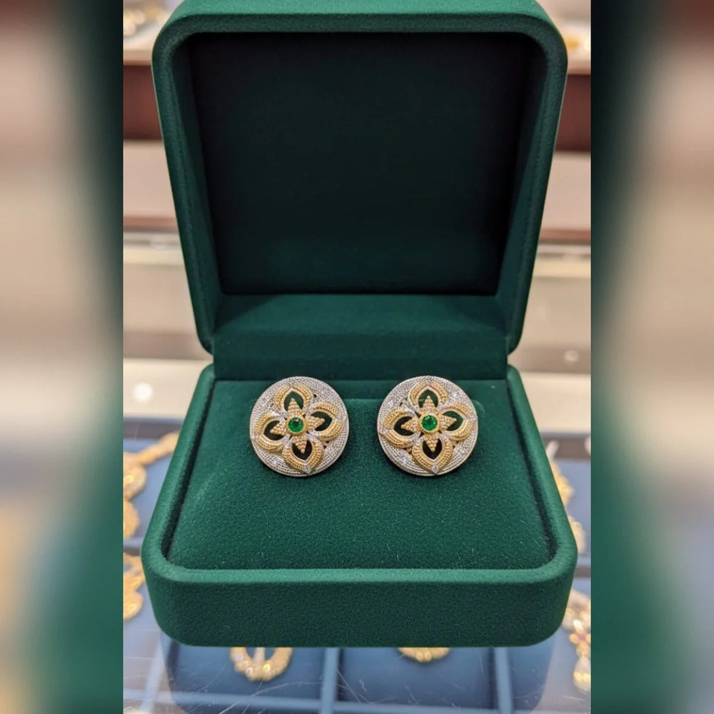 Zircon Tops & Studs – Elegant Silver Zircon Earrings for Women Cosmia