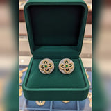 Zircon Tops & Studs – Elegant Silver Zircon Earrings for Women