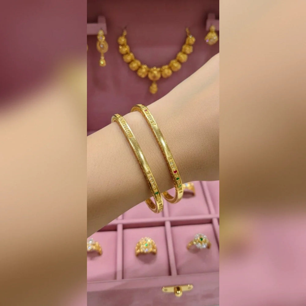 Rajwari 2Pcs Bangles Set Cosmia