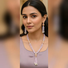 Multi-strand beaded necklace Set Cosmia