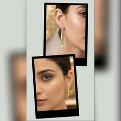 Simple Zircon Earings Cosmia